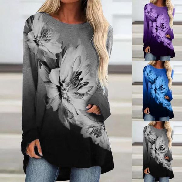 women's sweaters plus size 3xl women floral print irregular hem tshirt vintage long sleeve t-shirt o-neck tee shirt tunic clothes muje, White;black
women's sweaters plus size 3xl women floral print irregular hem tshirt vintage long sleeve t-shirt o-neck tee shirt tunic clothes muje, White;black