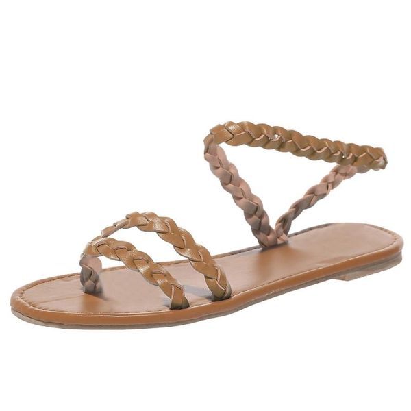 vintage women's sandals ladies summer weave beach footwear female flat ankle round toe outdoor casual shoes, Black
vintage women's sandals ladies summer weave beach footwear female flat ankle round toe outdoor casual shoes, Black