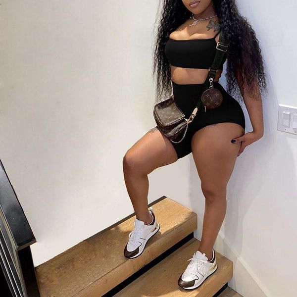 women's tracksuits omsj solid asymmetrical 2 pcs sets women tracksuit sling tank high waist irregular skinny shorts summer 2021 casual, Gray
women's tracksuits omsj solid asymmetrical 2 pcs sets women tracksuit sling tank high waist irregular skinny shorts summer 2021 casual, Gray