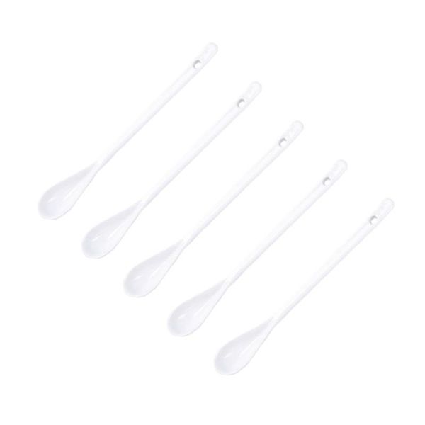 spoons 5pcs large soup spoon ceramic long handle coffee scoop kitchen ladles for eating porridge (white)
spoons 5pcs large soup spoon ceramic long handle coffee scoop kitchen ladles for eating porridge (white)
