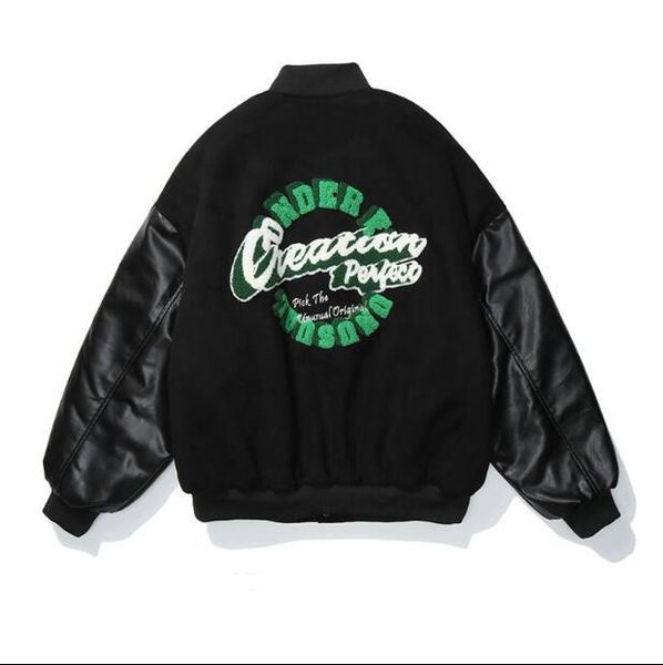 mens hip hop chamois suede thick jackets letter embroidery flocking couples streetwear baseball coats winter bomber jackets, Black;brown
mens hip hop chamois suede thick jackets letter embroidery flocking couples streetwear baseball coats winter bomber jackets, Black;brown