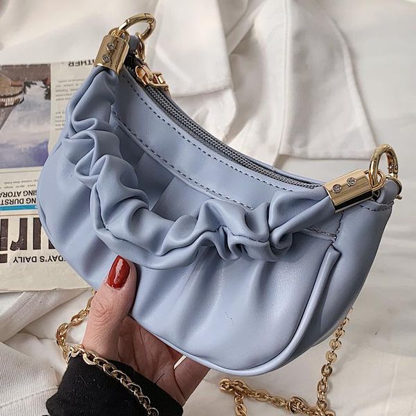 folds metal chains mini crossbody bags for women branded designer shoulder bags pu leather tote dumpling handbag purse
folds metal chains mini crossbody bags for women branded designer shoulder bags pu leather tote dumpling handbag purse