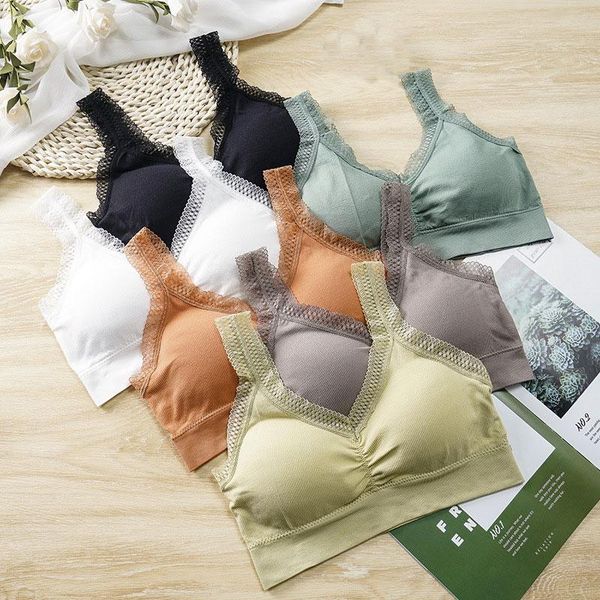 bustiers & corsets lace seamless wrap bra tube women comfortable vest-style no rims sports underwear soft padded girls, Black;white
bustiers & corsets lace seamless wrap bra tube women comfortable vest-style no rims sports underwear soft padded girls, Black;white