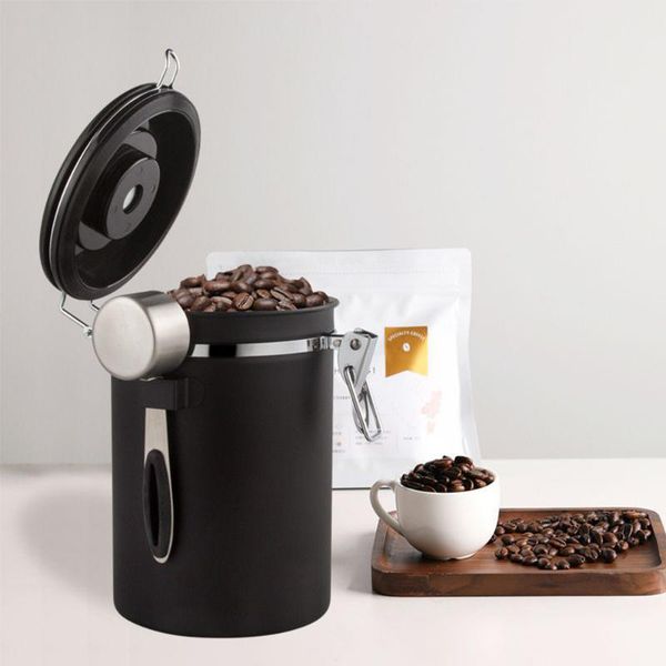 storage bottles & jars 1.5/1.8l stainless steel airtight coffee canister with scoop set jar for beans tea
storage bottles & jars 1.5/1.8l stainless steel airtight coffee canister with scoop set jar for beans tea