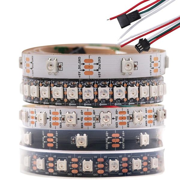 strips 5m 1m 2m rgb led strip light 5v ws2812b addressable 30led/ 60led/144led ws2812 ic smart pixel waterproof
strips 5m 1m 2m rgb led strip light 5v ws2812b addressable 30led/ 60led/144led ws2812 ic smart pixel waterproof