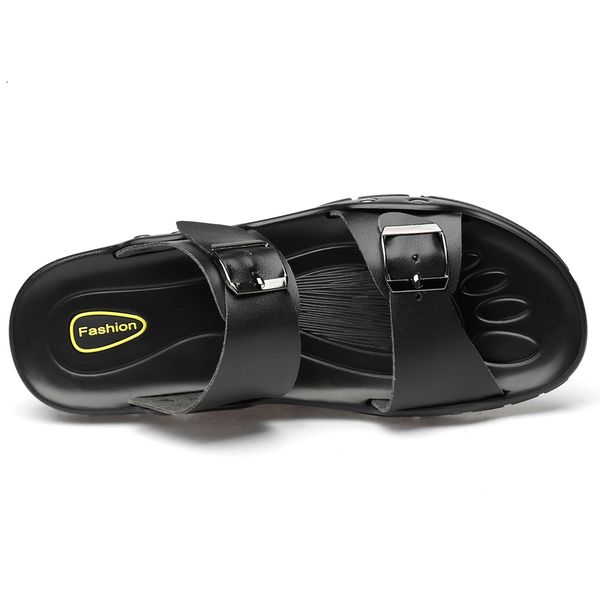 sandals genuine leather men's shoes summer fashion beach walking flats moccasins male slides slippers big size 521 1kzn, Black
sandals genuine leather men's shoes summer fashion beach walking flats moccasins male slides slippers big size 521 1kzn, Black