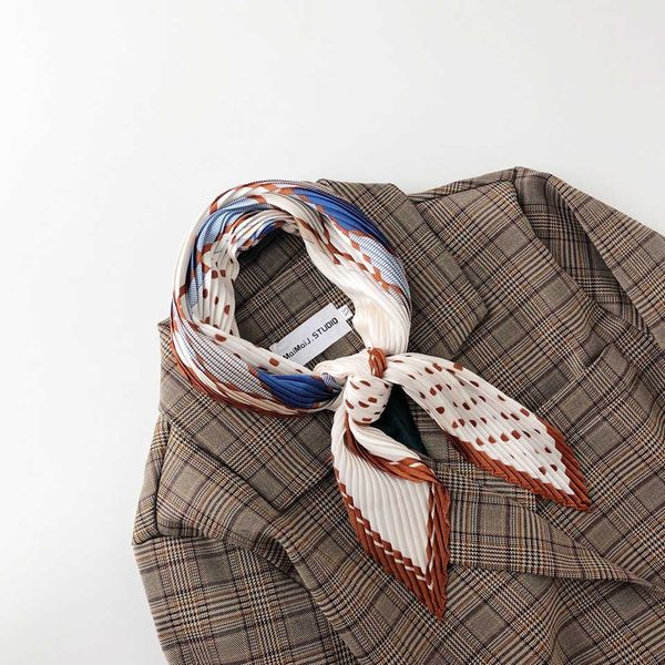 crumpled scarves korean plaid pleated polka dot south korea ins small square female q0828, Blue;gray
crumpled scarves korean plaid pleated polka dot south korea ins small square female q0828, Blue;gray