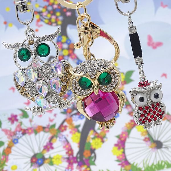 Jewelry Keychain Owl Keyring Stereo Crystal Jewelry Gift Wallet Car Pendant Men and women Joker Pendant Factory Direct
Jewelry Keychain Owl Keyring Stereo Crystal Jewelry Gift Wallet Car Pendant Men and women Joker Pendant Factory Direct
