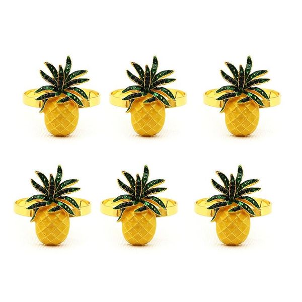 napkin rings 6pcs cute pineapple shining yellow christening bangle metal wedding gift party supplies
napkin rings 6pcs cute pineapple shining yellow christening bangle metal wedding gift party supplies