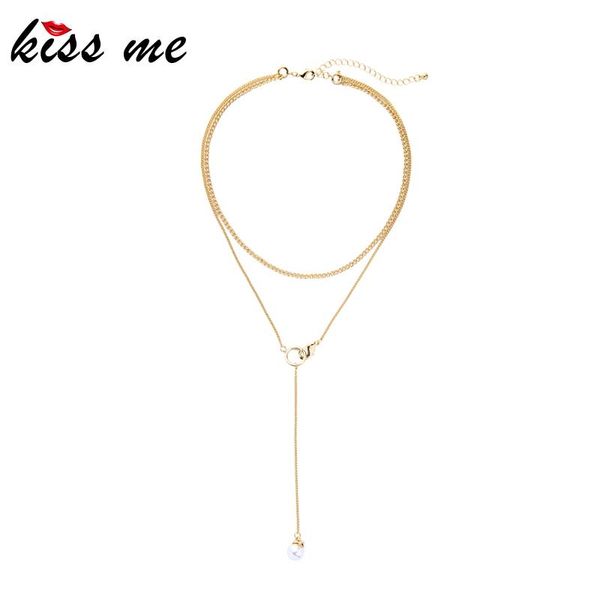 pendant necklaces kissme women layered necklace party gifts exquisite acrylic pearl gold color long chain fashion jewelry, Silver
pendant necklaces kissme women layered necklace party gifts exquisite acrylic pearl gold color long chain fashion jewelry, Silver