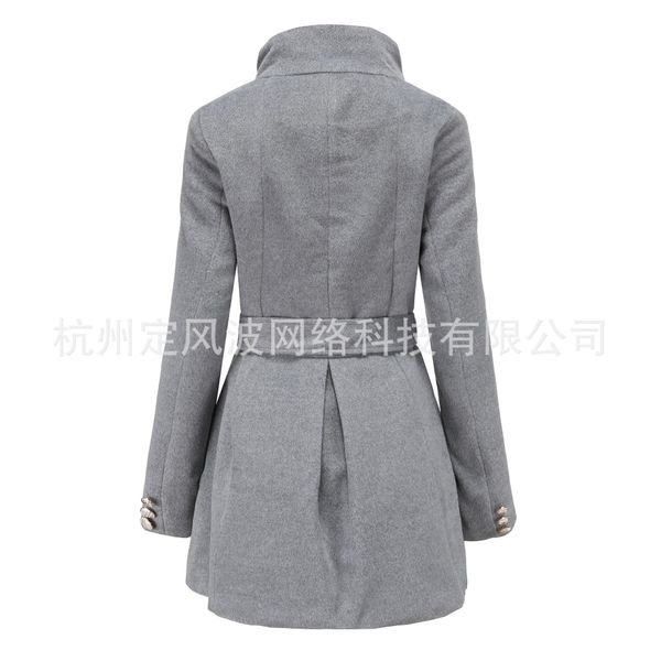 europe and america cross border autumn and winter new korean style womens coat long slim long sleeve womens woolen coat women wholesale, Black
europe and america cross border autumn and winter new korean style womens coat long slim long sleeve womens woolen coat women wholesale, Black