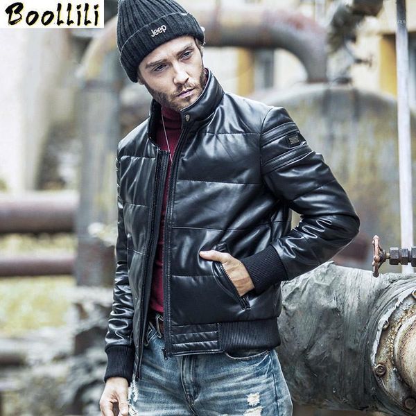 men's leather & faux boollili winter genuine jacket men short sheepskin coat down plus size chaqueta cuero hombre, Black
men's leather & faux boollili winter genuine jacket men short sheepskin coat down plus size chaqueta cuero hombre, Black