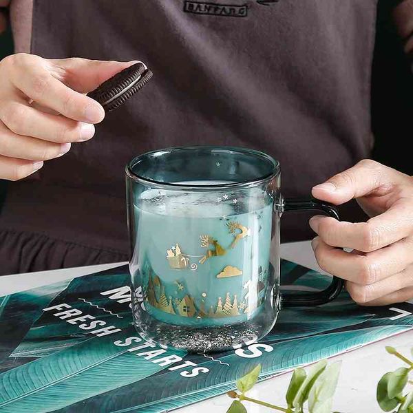 net red christmas double-layer glass creative star with girl lovely home breakfast water cup
net red christmas double-layer glass creative star with girl lovely home breakfast water cup