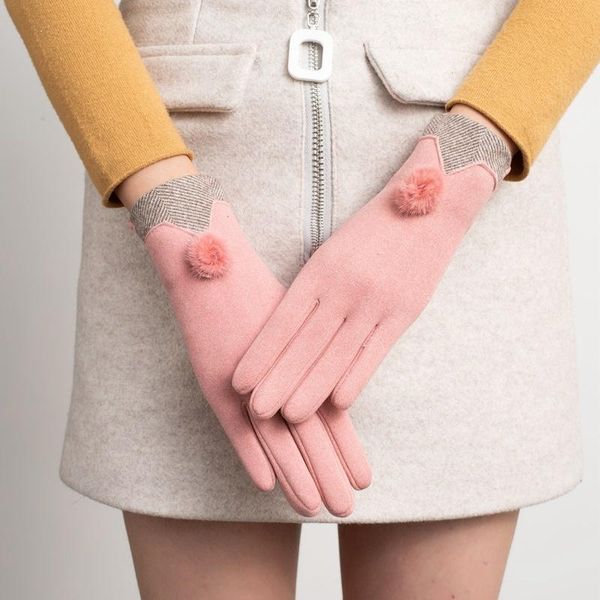 children's mittens women's velvet plush winter cashmere knitted gloves korean style split finger touch screen warm wool ball, White
children's mittens women's velvet plush winter cashmere knitted gloves korean style split finger touch screen warm wool ball, White