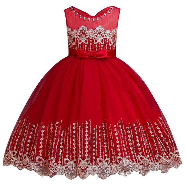 girl's dresses princess girls dress summer kids for embroidery wedding elegant tutu performance costume clothing, Red;yellow
girl's dresses princess girls dress summer kids for embroidery wedding elegant tutu performance costume clothing, Red;yellow