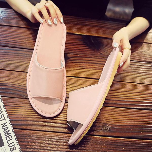 slippers handmade girls pink genuine leather shoes precision stitching concise ladies indoor soft womens sliders 2021, Black
slippers handmade girls pink genuine leather shoes precision stitching concise ladies indoor soft womens sliders 2021, Black