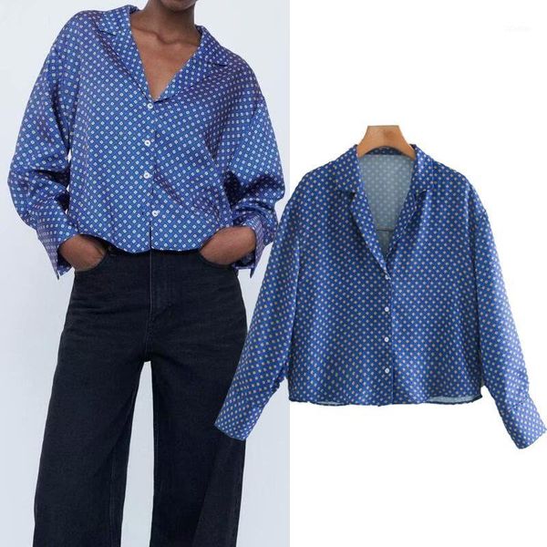 fashion women dot printing short chiffon shirt turn-down collar blouses long sleeve casual loose women's & shirts, White
fashion women dot printing short chiffon shirt turn-down collar blouses long sleeve casual loose women's & shirts, White