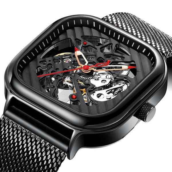 wristwatches ailang black stainless steel mesh mechanical hollow luminous waterproof watches men's transparent automatic watch, Slivery;brown
wristwatches ailang black stainless steel mesh mechanical hollow luminous waterproof watches men's transparent automatic watch, Slivery;brown