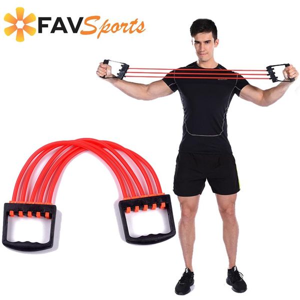resistance bands exercises chest expander puller strength training elastic yoga latex tube 5 spring rope
resistance bands exercises chest expander puller strength training elastic yoga latex tube 5 spring rope
