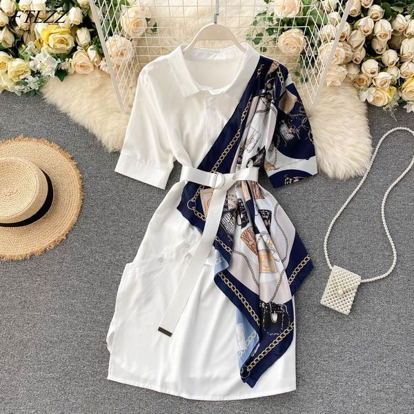 casual dresses ftlzz summer arrival women turn-down collar patchwork asymmetric short dress with belt office ladies fashion, Black;gray
casual dresses ftlzz summer arrival women turn-down collar patchwork asymmetric short dress with belt office ladies fashion, Black;gray