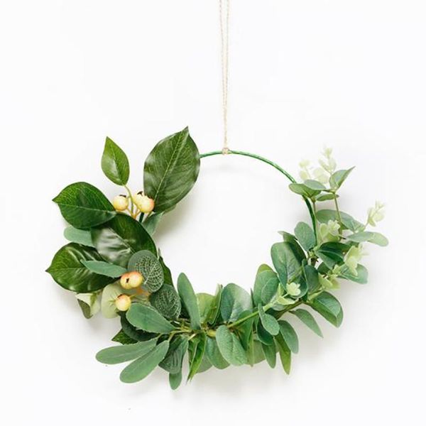 decorative flowers & wreaths eucalyptus wreath greenery floral hoop ring front door wedding decor artificial flower home decoration for outd
decorative flowers & wreaths eucalyptus wreath greenery floral hoop ring front door wedding decor artificial flower home decoration for outd