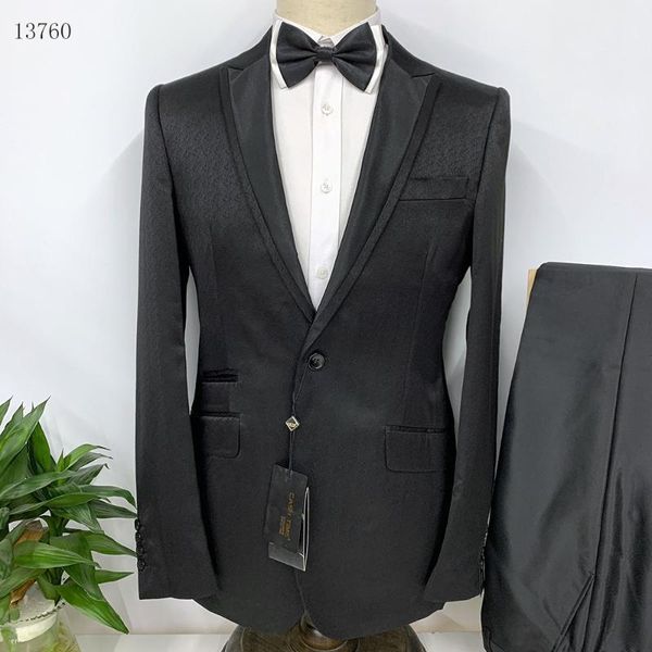 men's suits & blazers 2021 the latest two sets of high-grade wool suit fashion slim single row a button business, White;black
men's suits & blazers 2021 the latest two sets of high-grade wool suit fashion slim single row a button business, White;black