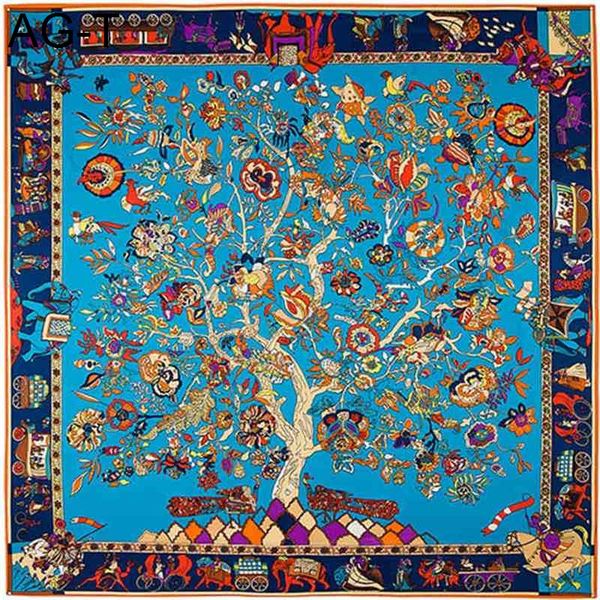 square tree floral print scarf women shawls foulard femme blue large twill silk scarfs dropshipping 130*130cm, Blue;gray
square tree floral print scarf women shawls foulard femme blue large twill silk scarfs dropshipping 130*130cm, Blue;gray