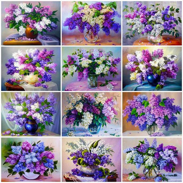 diamond painting evershine 5d diy lilac full square round embroidery flower cross stitch vase wall decoration
diamond painting evershine 5d diy lilac full square round embroidery flower cross stitch vase wall decoration