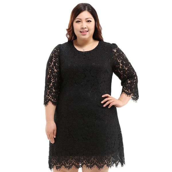 casual dresses 10xl large size women clothes 2021 spring korean fashion lace dress womens hollow out splic female o-neck mini, Black;gray
casual dresses 10xl large size women clothes 2021 spring korean fashion lace dress womens hollow out splic female o-neck mini, Black;gray