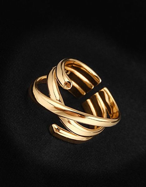 cluster rings luxury serling silver 925 multi-layer winding cross cold wind style niche opening ins index finger female jewelry, Golden;silver
cluster rings luxury serling silver 925 multi-layer winding cross cold wind style niche opening ins index finger female jewelry, Golden;silver