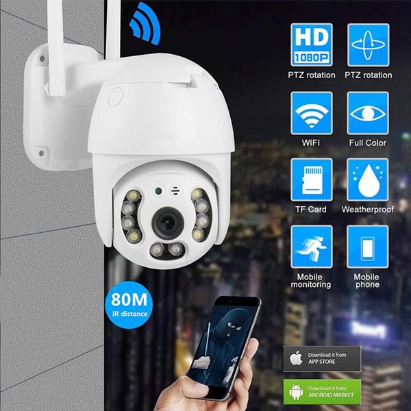 cameras outdoor wireless wifi camera 360° view 1080p home surveillance pan/tilt motion detection tuya ip66 weatherproof
cameras outdoor wireless wifi camera 360° view 1080p home surveillance pan/tilt motion detection tuya ip66 weatherproof