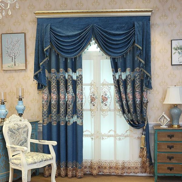 curtain & drapes european-style light luxury chenille curtains for living room bedroom hollow water-soluble embroidery villa decoration
curtain & drapes european-style light luxury chenille curtains for living room bedroom hollow water-soluble embroidery villa decoration