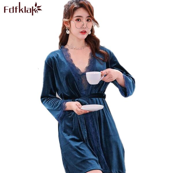pyjamas spaghetti strap robe set long sleeve warm bathrobe female autumn winter lace hollow out sleepwear two pieces robes u5, Black;white
pyjamas spaghetti strap robe set long sleeve warm bathrobe female autumn winter lace hollow out sleepwear two pieces robes u5, Black;white
