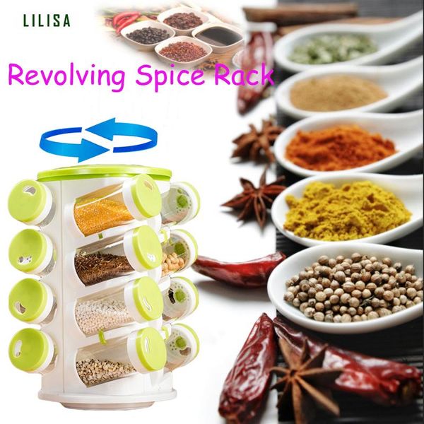 hooks & rails 4 layers revolving spice rack set plastic jar useful kitchen condiment containers tools gadgets #4
hooks & rails 4 layers revolving spice rack set plastic jar useful kitchen condiment containers tools gadgets #4