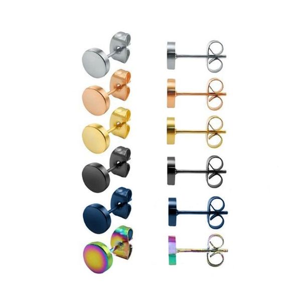 stud 2-12mm stainless steel earrings for women men black round clasp push back goth punk fashion jewelry ,1 pair, Golden;silver
stud 2-12mm stainless steel earrings for women men black round clasp push back goth punk fashion jewelry ,1 pair, Golden;silver