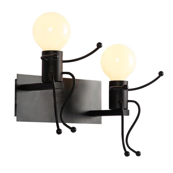 wall lamp novelty mini iron baby light e27 black white lovely modern bedside metal lamps for bedroom living room decoration
wall lamp novelty mini iron baby light e27 black white lovely modern bedside metal lamps for bedroom living room decoration