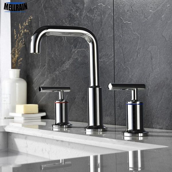 bathroom sink faucets 100% soild brass double handles basin water mixer separate style faucet chrome mablack brushed gold tapware
bathroom sink faucets 100% soild brass double handles basin water mixer separate style faucet chrome mablack brushed gold tapware
