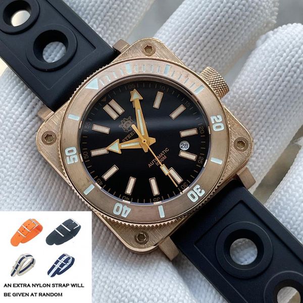 wristwatches steeldive mens diver watches automatic bronze dive 1000m waterproof mechanical 120 clicks c3 luminous sapphire nh35, Slivery;brown
wristwatches steeldive mens diver watches automatic bronze dive 1000m waterproof mechanical 120 clicks c3 luminous sapphire nh35, Slivery;brown