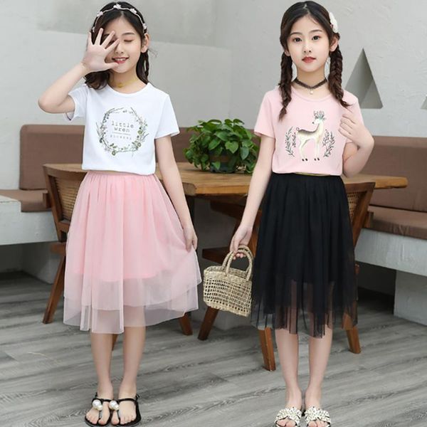 girls summercotton t-shirt+skirt dress 2 pcs children summer clothes casual print outfit costume fashion suit clothing sets, White
girls summercotton t-shirt+skirt dress 2 pcs children summer clothes casual print outfit costume fashion suit clothing sets, White