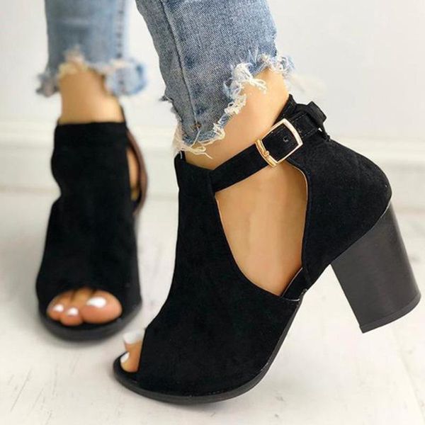 sandals thick heel peep toe black suede pumps shoes women summer cover buckles plus size 43 female
sandals thick heel peep toe black suede pumps shoes women summer cover buckles plus size 43 female
