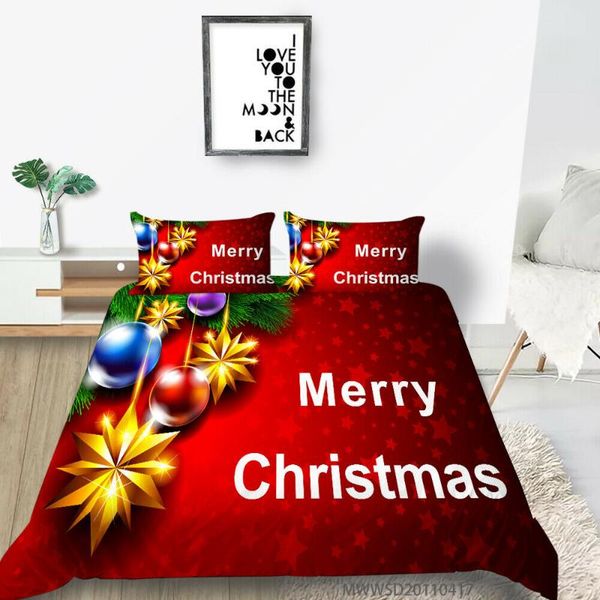 bedding sets 3d set luxury duvet cover merry christmas santa claus gift printed king full double single size home textile
bedding sets 3d set luxury duvet cover merry christmas santa claus gift printed king full double single size home textile