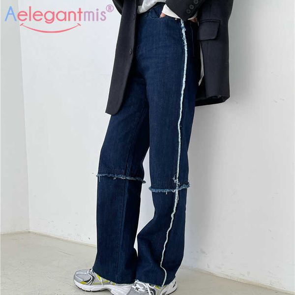 aelegantmis design spring women jeans high waist denim pants female cowboy trousers vintage loose korean chic femme 210607, Blue
aelegantmis design spring women jeans high waist denim pants female cowboy trousers vintage loose korean chic femme 210607, Blue