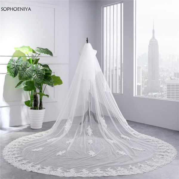 bridal veils 2021 arrival with comb one layer cathedral wedding polyester swiss soft net 3meters lace edge appliqued, Black
bridal veils 2021 arrival with comb one layer cathedral wedding polyester swiss soft net 3meters lace edge appliqued, Black