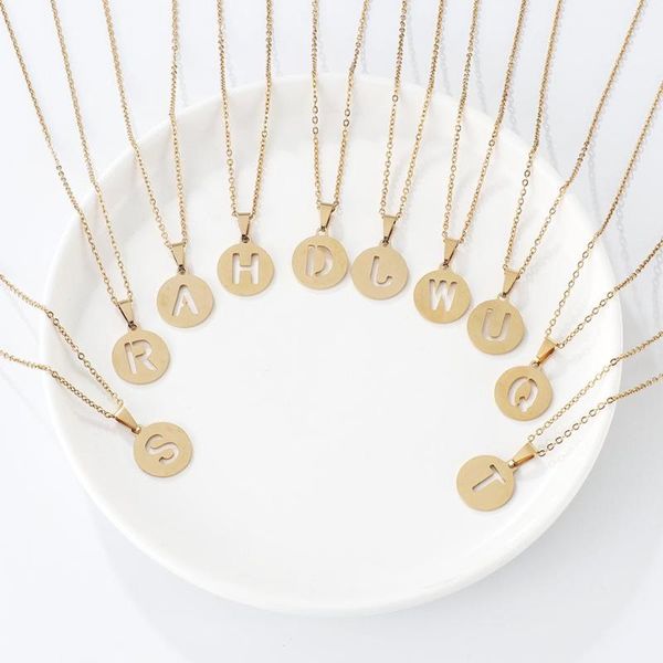 fashion initial letter of name a-z stainless steel pendant necklace jewelry chains, Silver
fashion initial letter of name a-z stainless steel pendant necklace jewelry chains, Silver