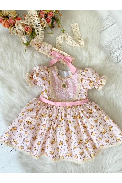 flaneur baby girl short sleeve floral pink vintage dress for summer 2021 special occasion premium quality cotton lining girl's dresses, Red;yellow
flaneur baby girl short sleeve floral pink vintage dress for summer 2021 special occasion premium quality cotton lining girl's dresses, Red;yellow