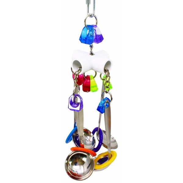 other bird supplies bell pet cockatiel mini stainless steel parrot toy hanging with metal spoons climbing chewing cage random color
other bird supplies bell pet cockatiel mini stainless steel parrot toy hanging with metal spoons climbing chewing cage random color