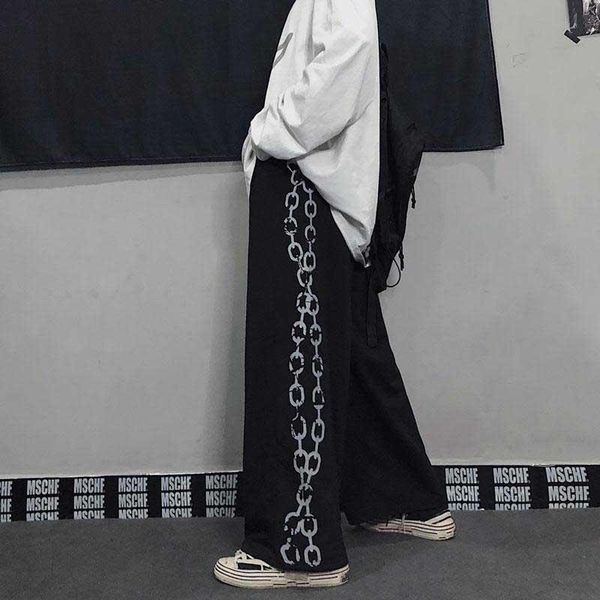 women's pants & capris oversize women casual loose wide leg trousers ins vintage goth teens straight hip-hop streetwear y2k, Black;white
women's pants & capris oversize women casual loose wide leg trousers ins vintage goth teens straight hip-hop streetwear y2k, Black;white