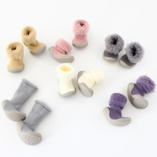 first walkers autumn and winter plus velvet thickening baby floor socks non-slip toddler shoes rubber bottom
first walkers autumn and winter plus velvet thickening baby floor socks non-slip toddler shoes rubber bottom
