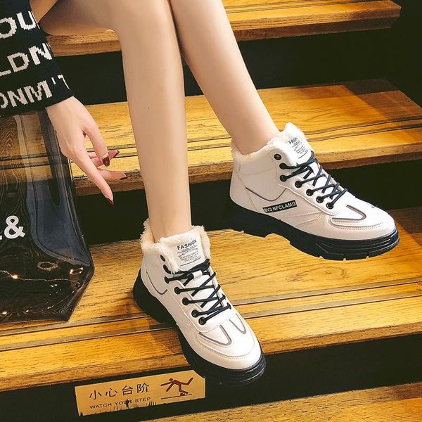 boots plus velvet high-snow women 2021 autumn and winter board shoes trendy wild warm two cotton, Black
boots plus velvet high-snow women 2021 autumn and winter board shoes trendy wild warm two cotton, Black