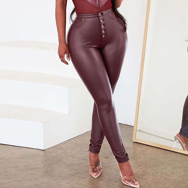 women's pants & capris 2021europe and america autumn winter nightclubs high waist tight hip leather bottoming trousers women, Black;white
women's pants & capris 2021europe and america autumn winter nightclubs high waist tight hip leather bottoming trousers women, Black;white